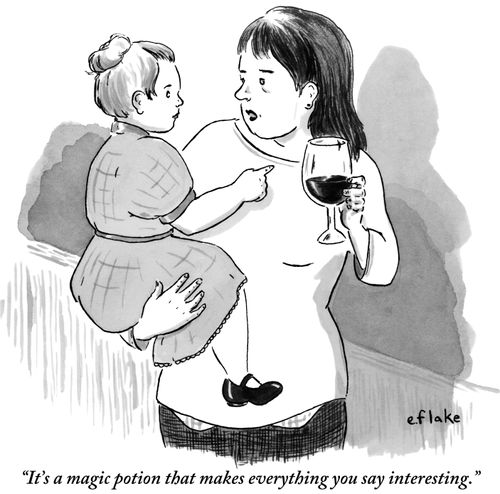 "It's a magic potion that makes everything you say interesting."