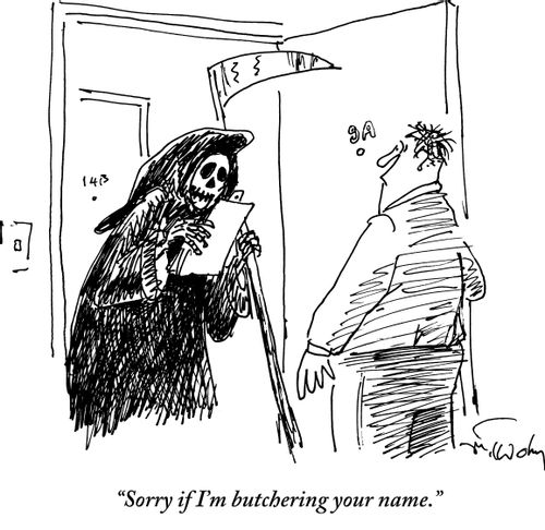"Sorry if I'm butchering your name."