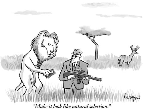 "Make it look like natural selection."