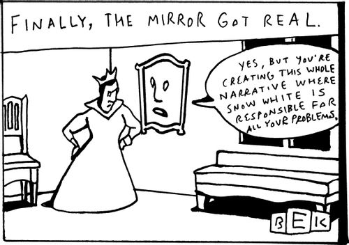 Finally, the Mirror got real.