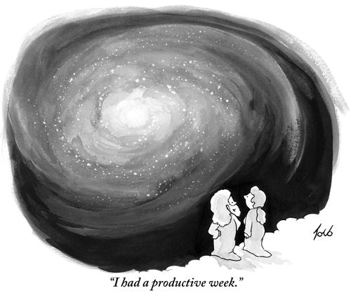 "I had a productive week."