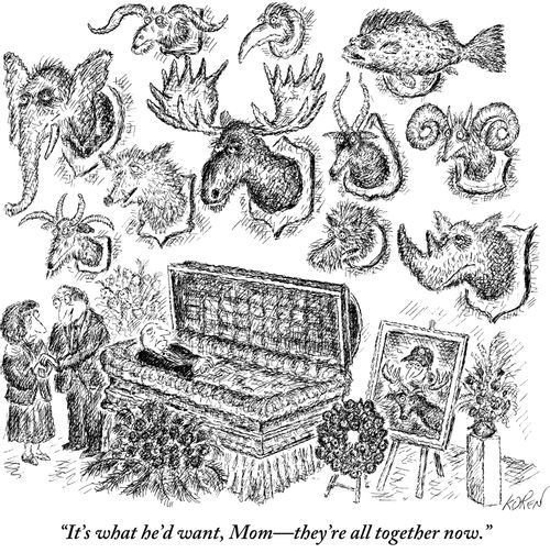 "It's what he'd want, Mom—they're all together now."