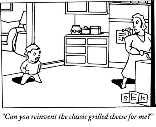 "Can you reinvent the classic grilled cheese for me?"