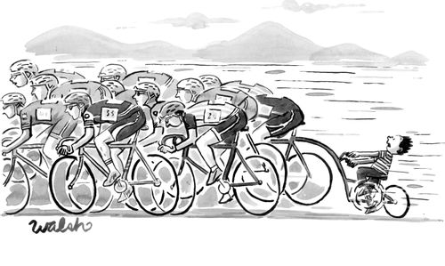 Bringing Your Child To The Bicycle Race