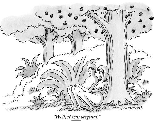 "Well, it was original."