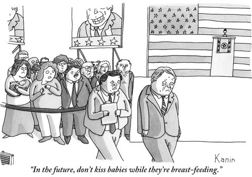 "In the future, don't kiss babies while they're breast-feeding."