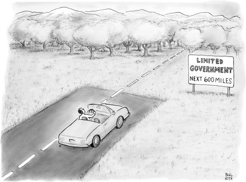 Limited government next 600 miles.