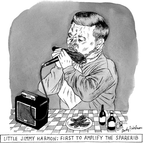Little Jimmy Harmon: first to amplify the sparerib