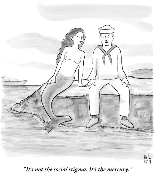 "It's not the social stigma. It's the mercury."