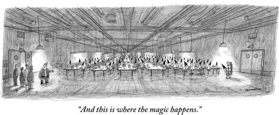 "And this is where the magic happens."