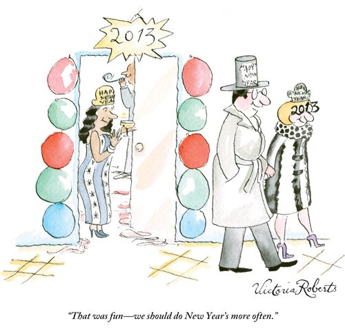 "That was fun- we should do New Year's more often."