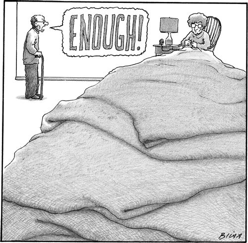"Enough!"