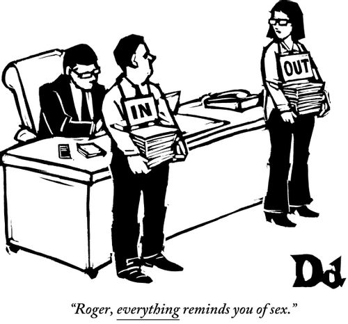 "Roger, everything reminds you of sex."