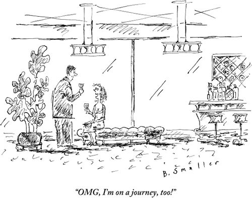 "OMG, I'm on a journey, too!"