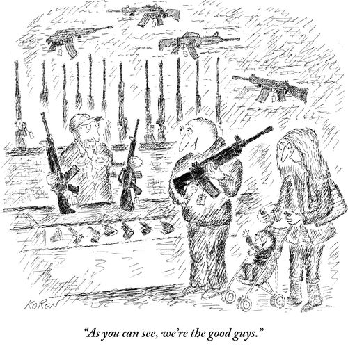 "As you can see, we're the good guys."