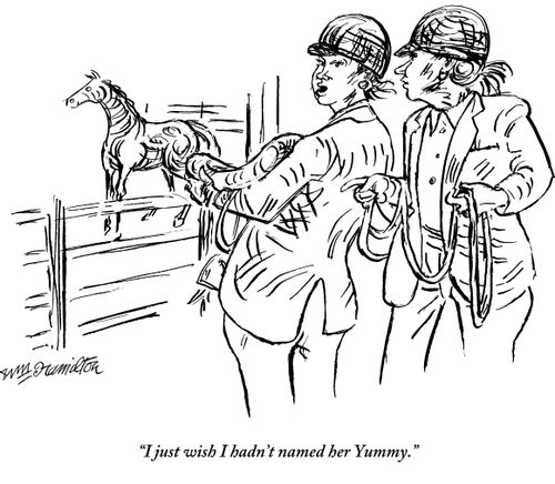 "I just wish I hadn't named her Yummy."