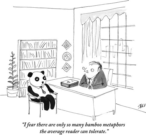 "I fear there are only so many bamboo metaphors the average reader can tolerate."