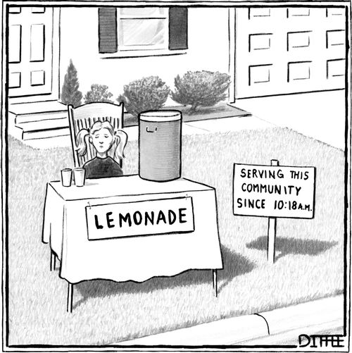 Lemonade - Serving this community since 10:18am
