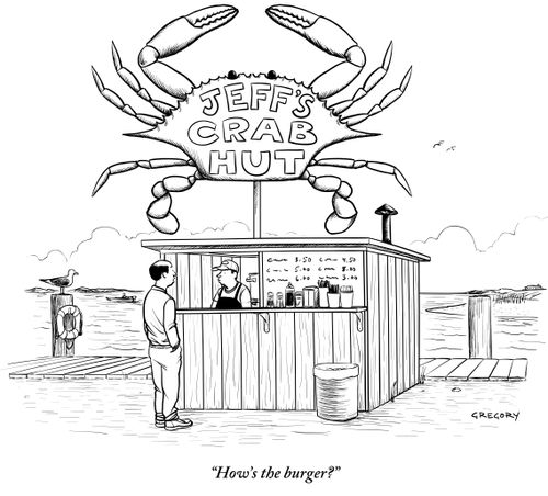 "How's the burger?"