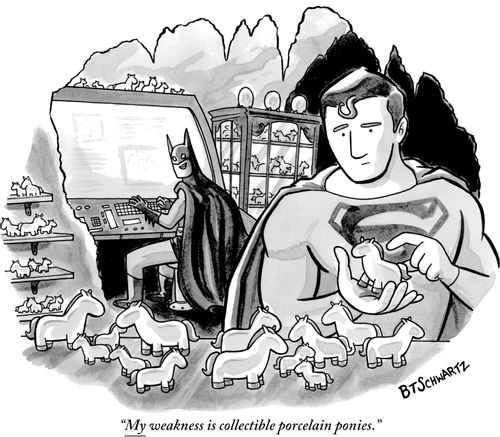 "My weakness is collectible porcelain ponies."