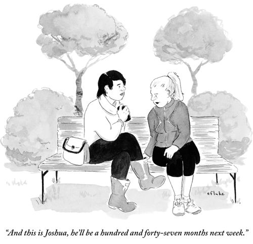"And this is Joshua, he'll be a hundred and forty-seven months next week."