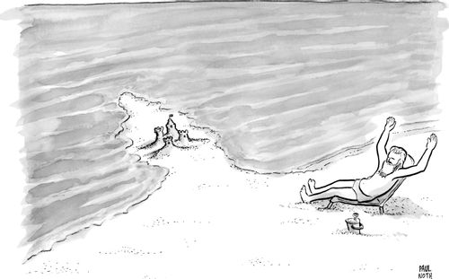 Moses Uses God-Given Powers To Protect His Sandcastle