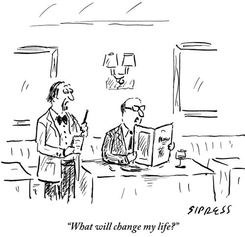 "What will change my life?"