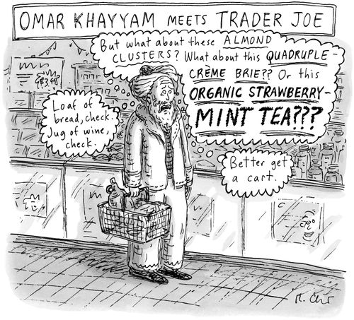Omar Khayyam Meets Trader Joe