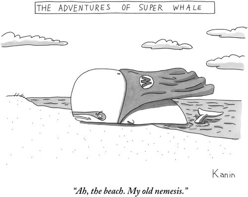 "Ah, the beach. My old nemesis."