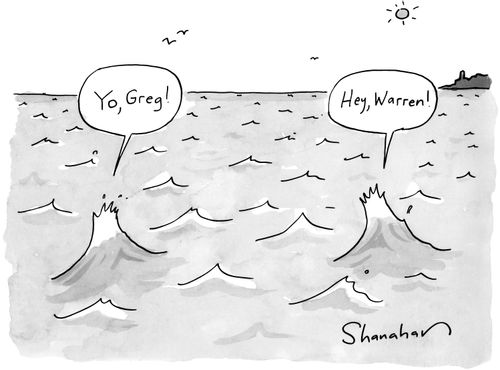 "Yo, Greg!" "Hey, Warren!"