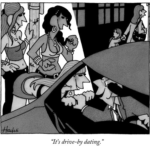 "It's drive-by dating."