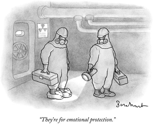 "They're for emotional protection."