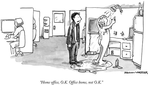 "Home office, O.K. Office home, not O.K."