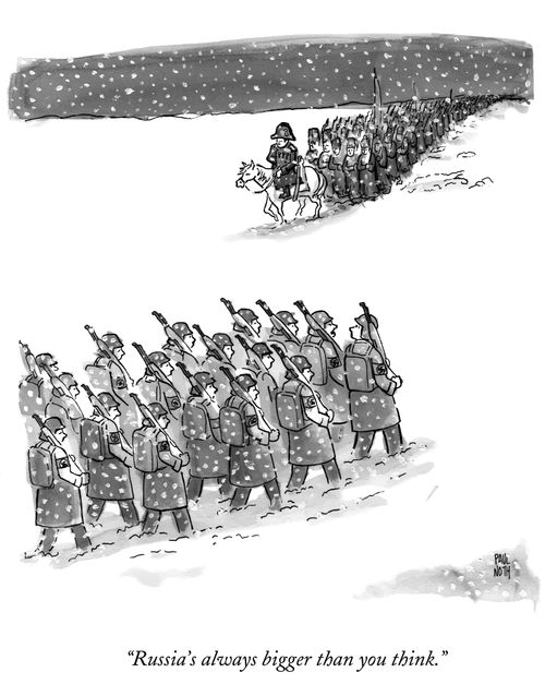 "Russia's always bigger than you think."