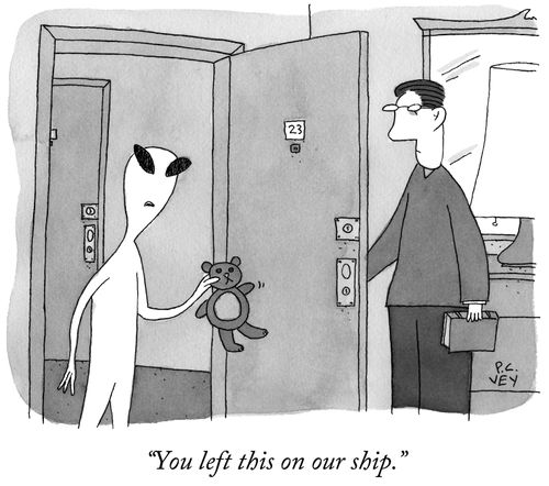 "You left this on our ship."