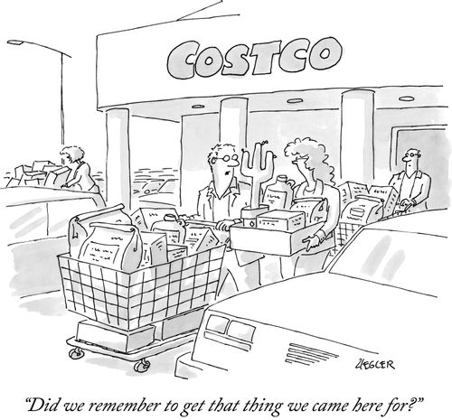 "Did we remember to get that thing we came here for?"