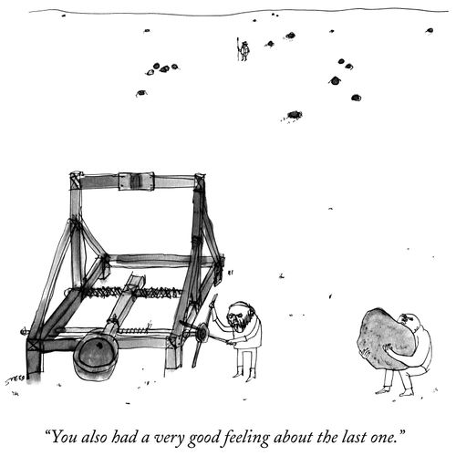 "You also had a very good feeling about the last one."