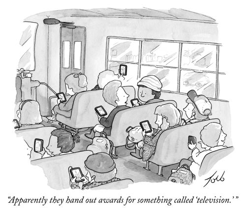 "Apparently they hand out awards for something called 'television.'"