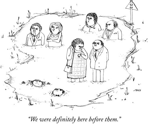 "We were definitely here before them."