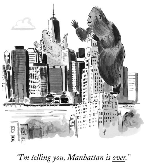 "I'm telling you, Manhattan is over."