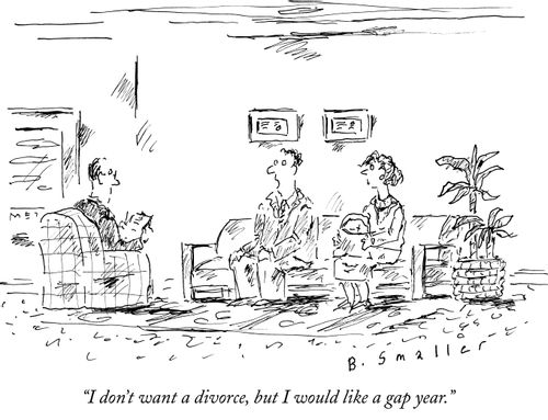 "I don't want a divorce, but I would like a gap year."