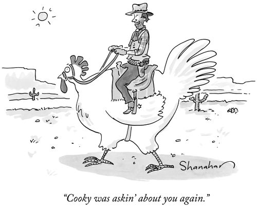 "Cooky was askin' about you again."