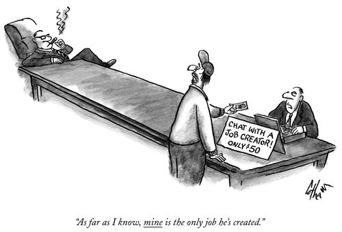 "As far as I know, mine is the only job he's created."