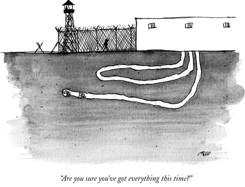 "Are you sure you've got everything this time?"