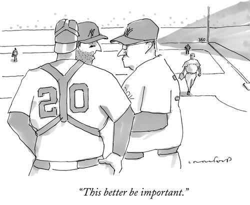 "This better be important."