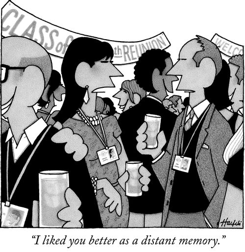 "I liked you better as a distant memory."