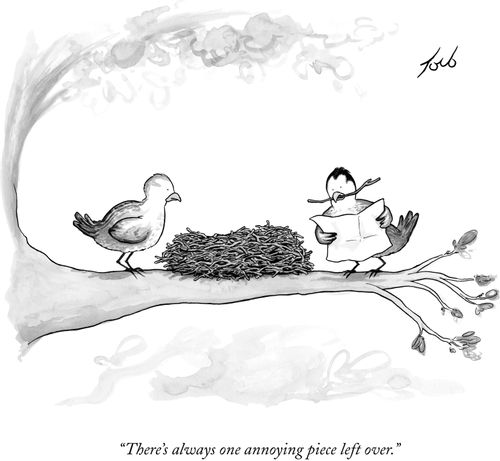 "There's always one annoying piece left over."