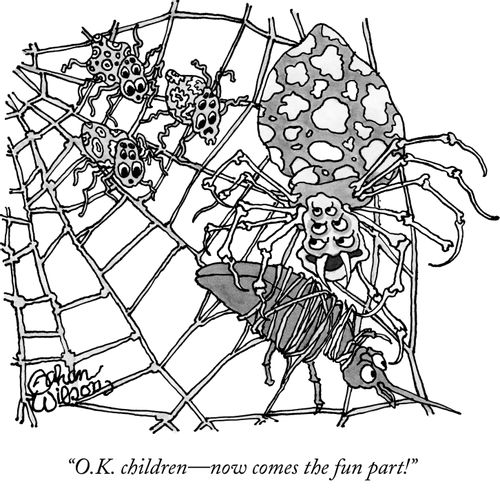 "O.K. children—now comes the fun part!"