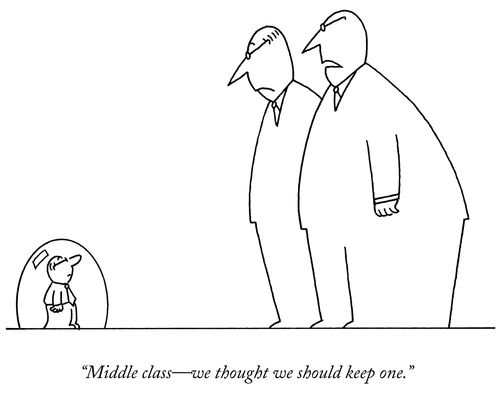 "Middle class—we thought we should keep one."