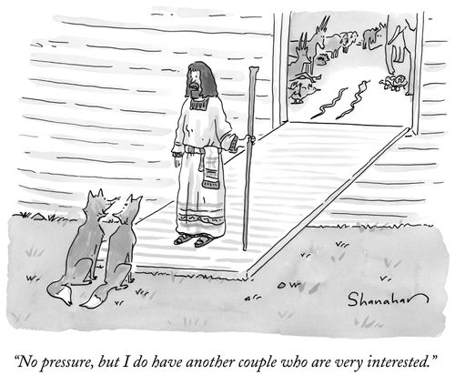 "No pressure, but I do have another couple who are very interested."